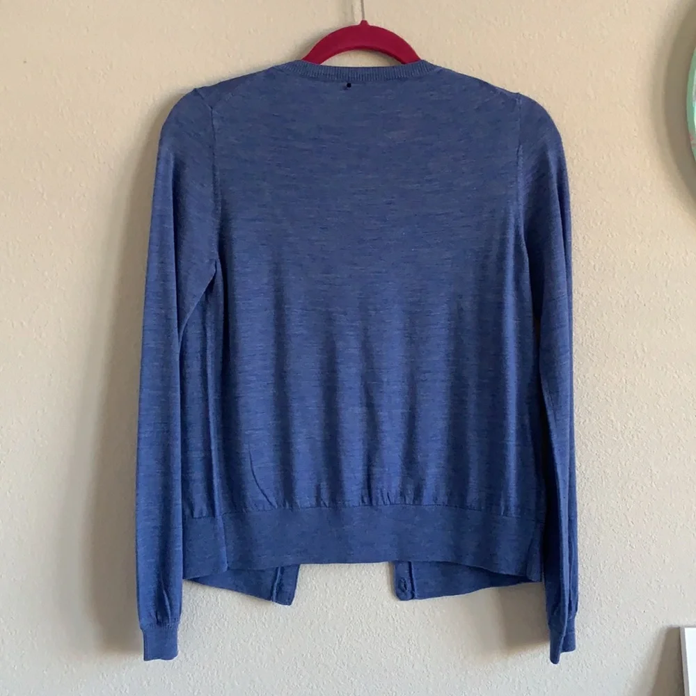 Ann Taylor Cardigan with Gray Rhinestone Buttons - Picture 6 of 7